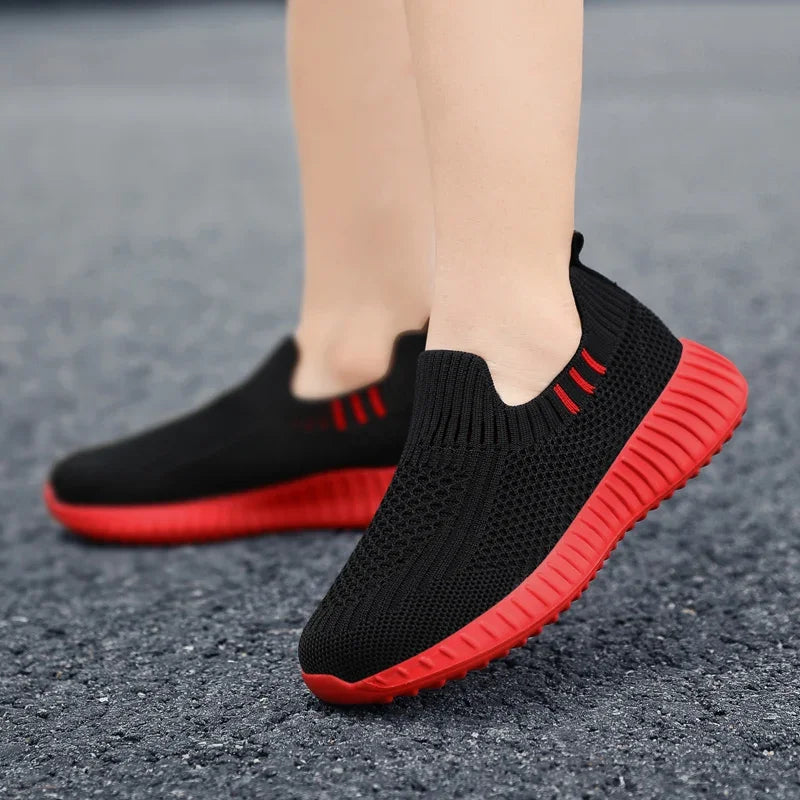 Kids Shoes Boys Running Sport Shoes Children Socks Sneakers Big Girls Breathable Mesh School Shoe Soft Sole Casual Walking Tenis GlowCart