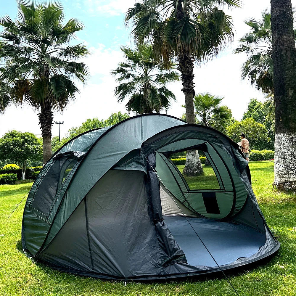 A pop-up tent, camping waterproof tent, garden tent, 5-8 GlowCart