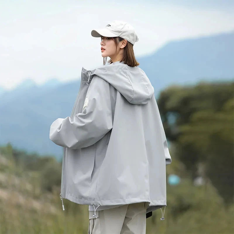 Women Spring Autumn Waterproof Hiking Jackets Men Outdoor GlowCart