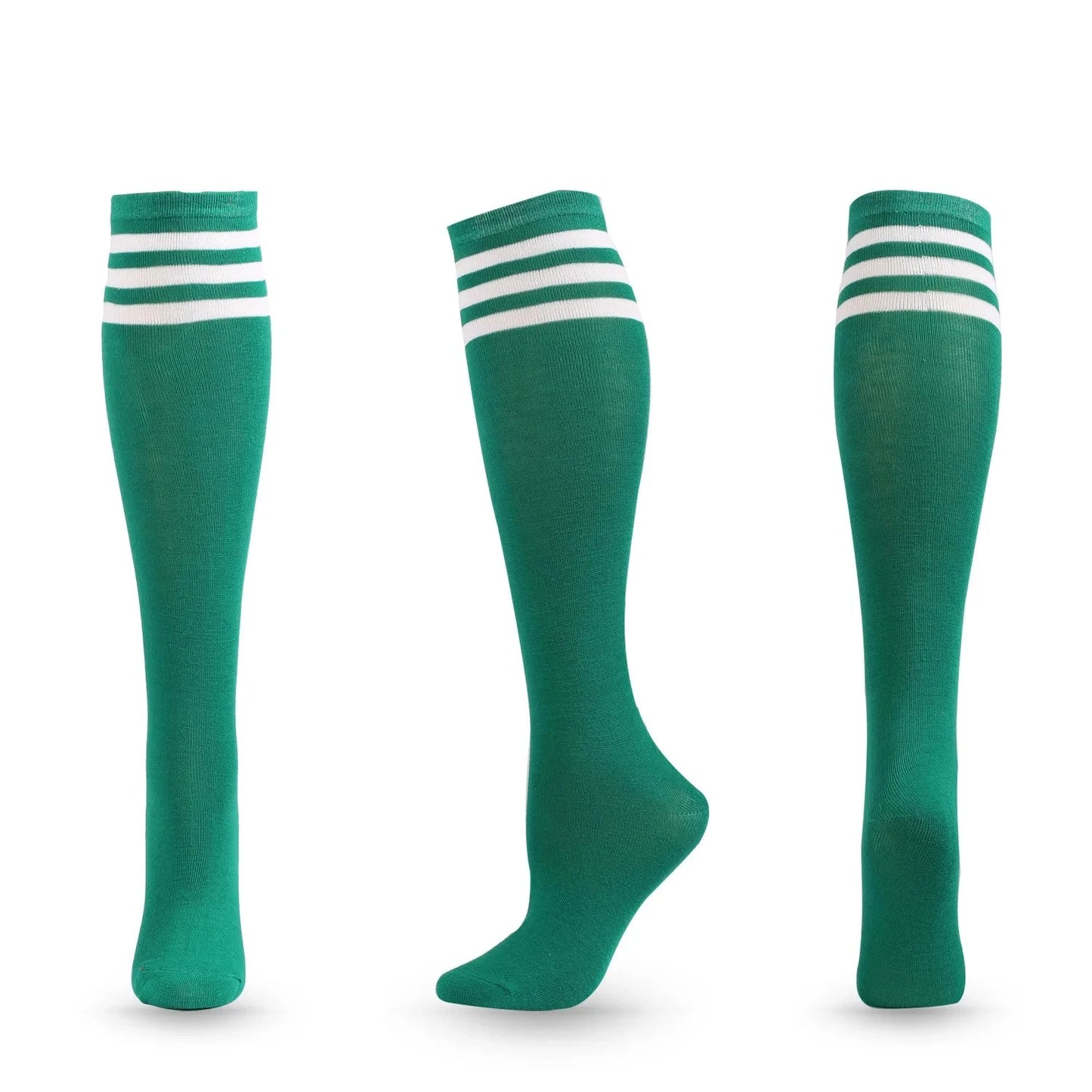 Unisex Compression Socks Football Socks Non-slip Long Tube Knee High Stockings Socks Striped Soccer Socks Running Sports Socks GlowCart