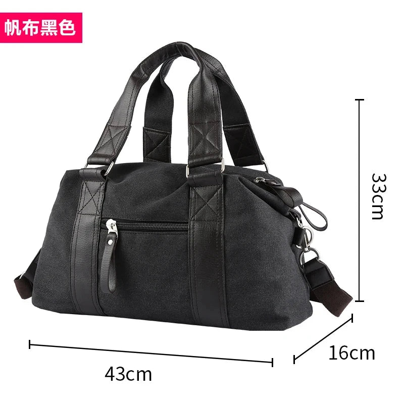 High Quality Canvas Simple Travel Luggage Handbags GlowCart