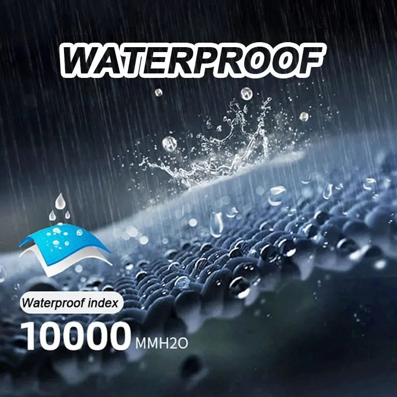 Reflective Hiking Jacket Waterproof Outdoor Men Windbreaker GlowCart