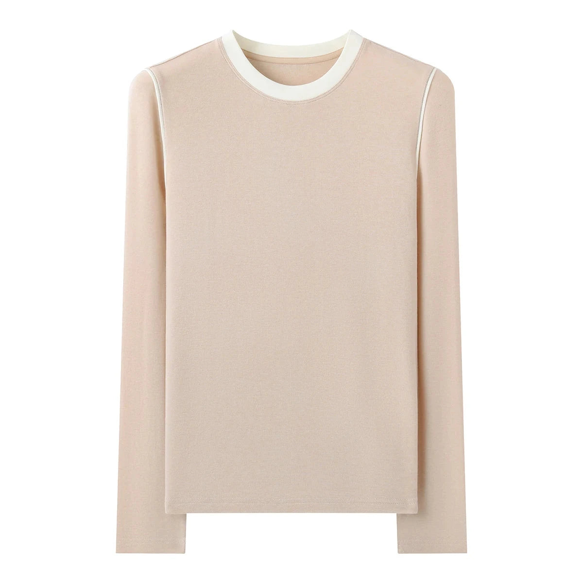 KL9523324 Women's Slim Fit Long Sleeve Crew Neck T-Shirt GlowCart