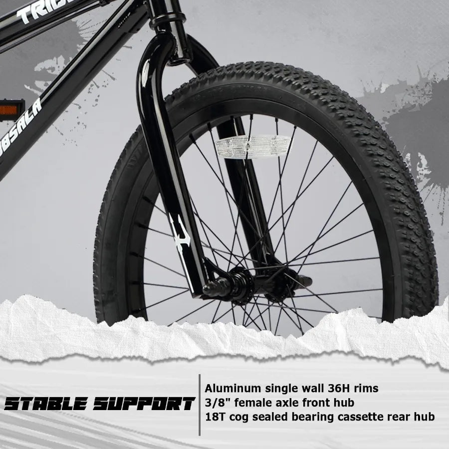 20 24 26 Inch BMX Race Bike for Beginner to Advanced Riders Featuring 2 Pegs Durable Frame Design Multiple Color Options Ideal GlowCart