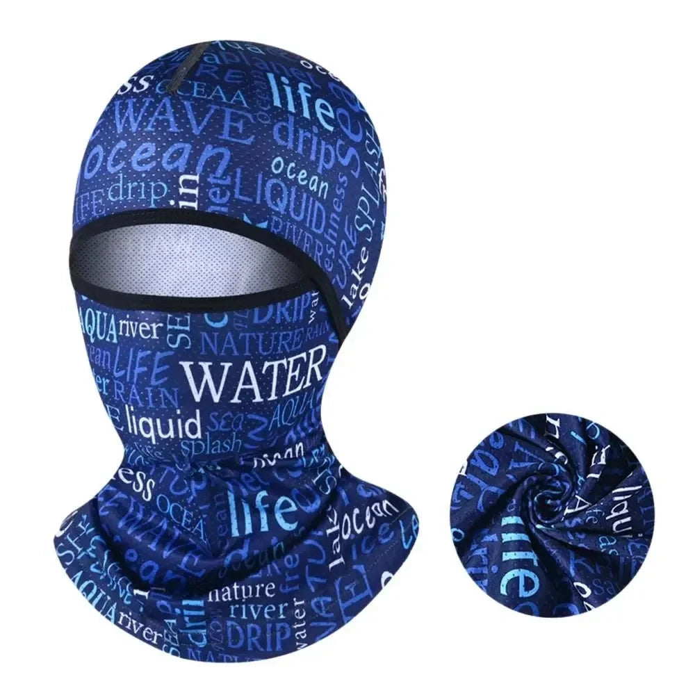 Summer Cool Balaclava Ice Silk Cycling Full Face Cap Sun GlowCart