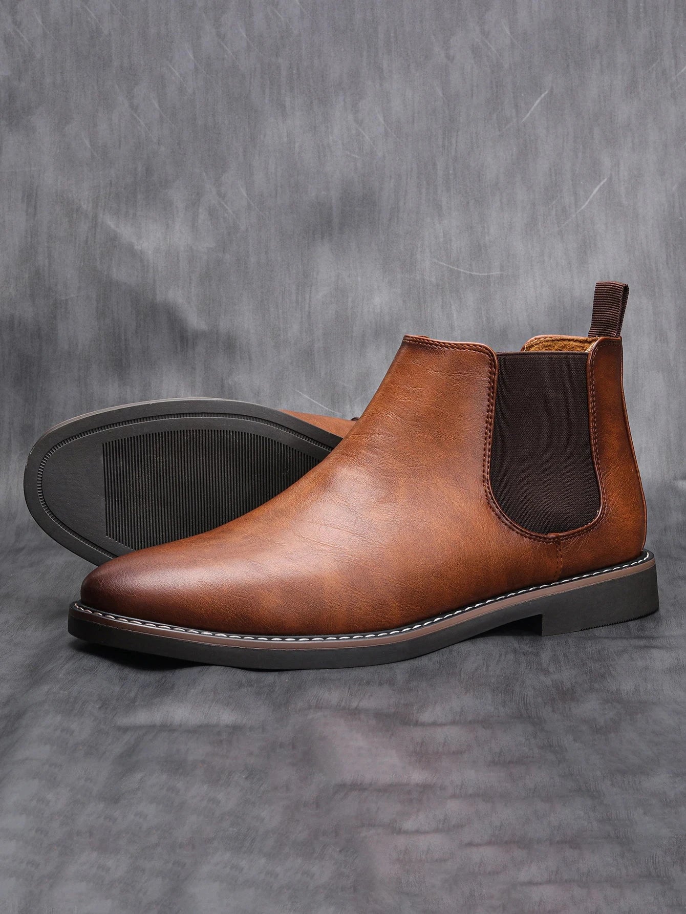 40~46 Men Chelsea Boots Brand Retro Comfortable Fashion Men GlowCart