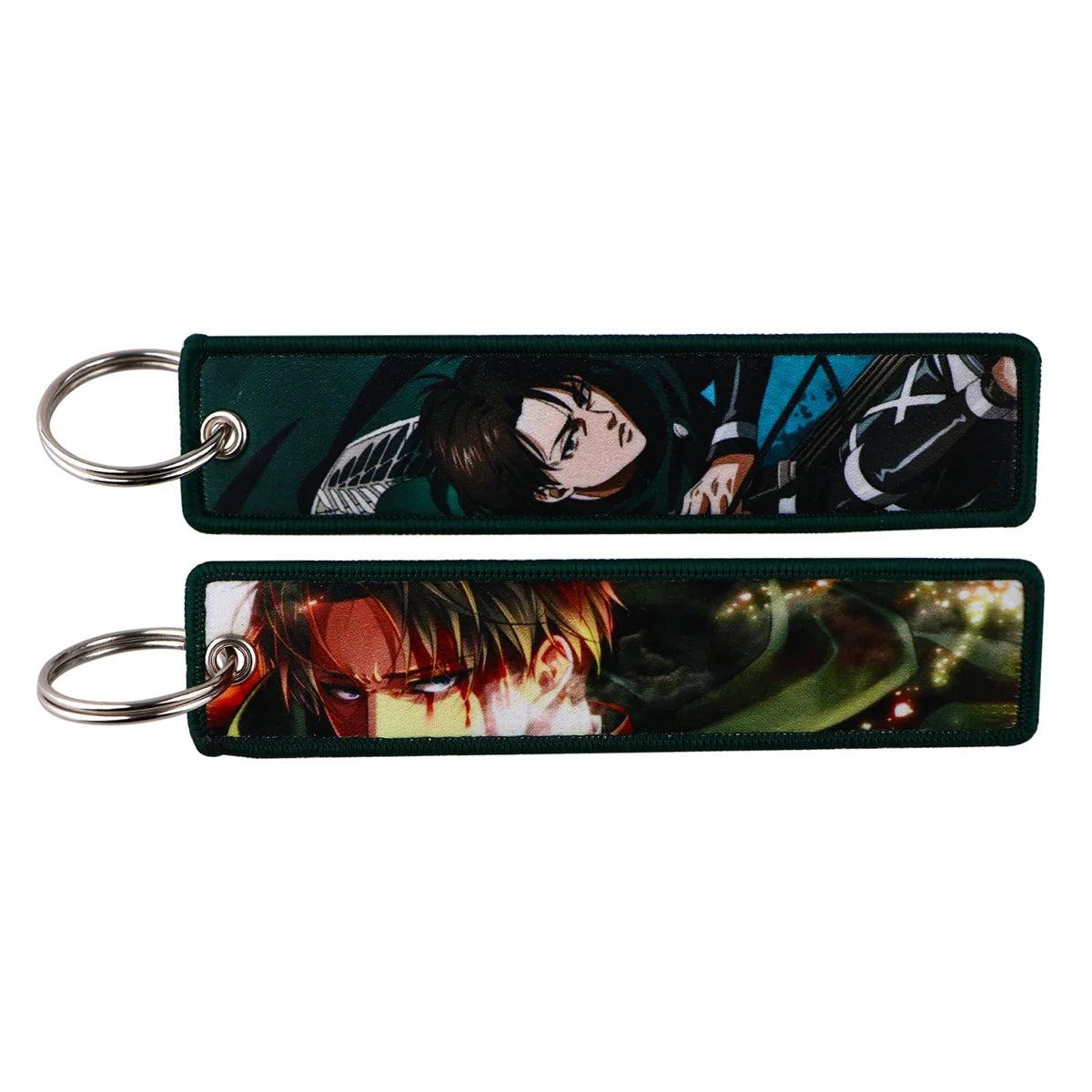 Classic Anime Cool Embroidery Key Fobs Key Tag Motorcycles GlowCart
