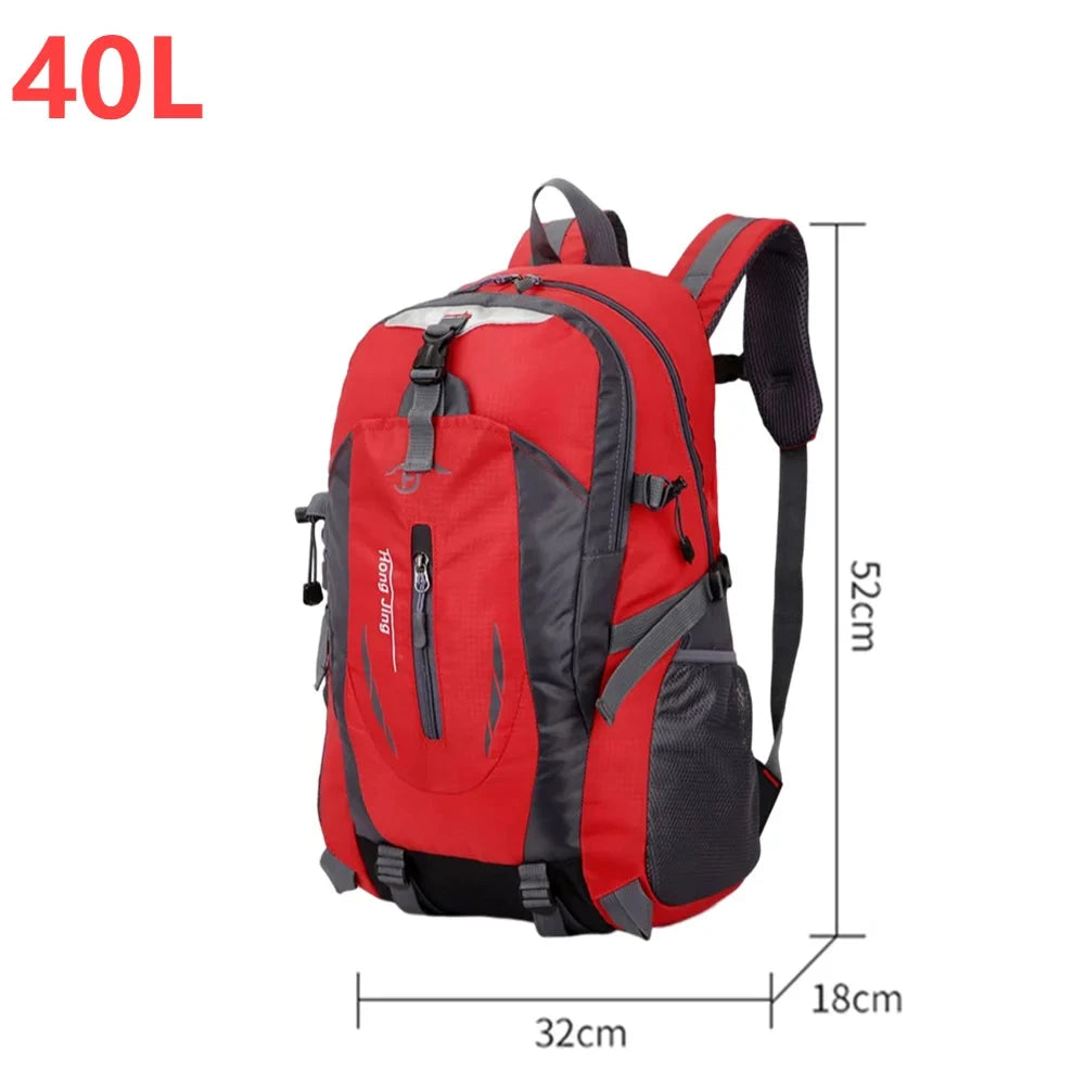 40L 840D Portable Waterpr Backpack Folding Mountaineering GlowCart