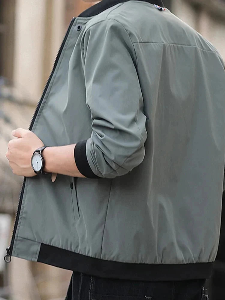 Men's casual trend fashion Windproof outdoor sports zipper GlowCart