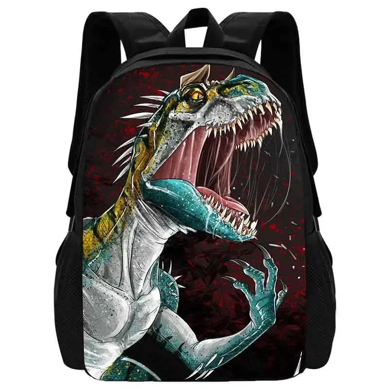 Mochila Dinosaur School Backpack for Children,School Bags for Boys ,Light Weight Cartoon Animal Prints Child Backpack Durable GlowCart