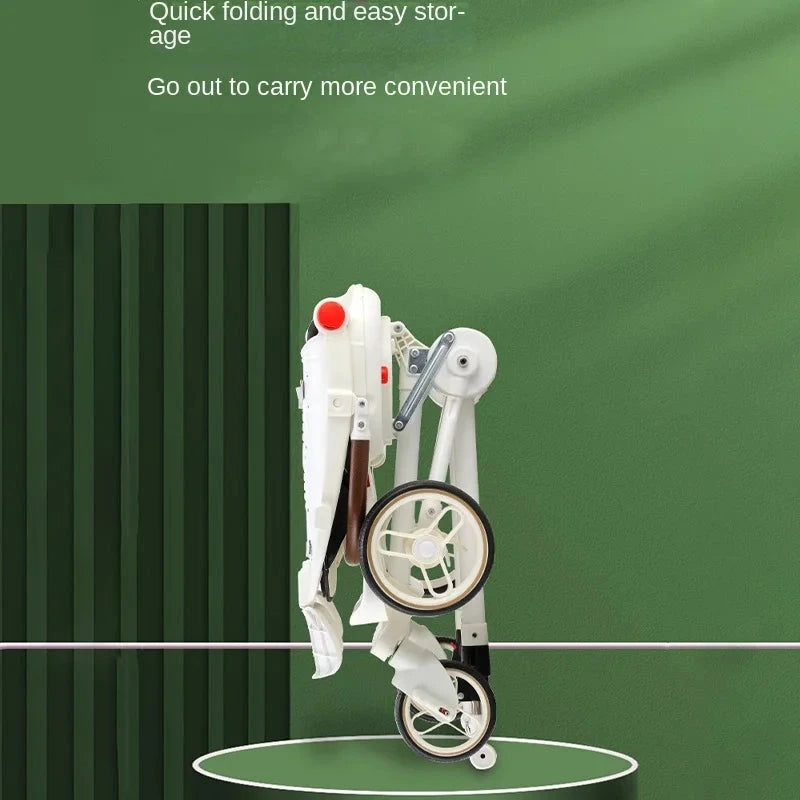 Baby Stroller Twins Slipping Baby God Infant Double Can Lie Flat and Sit Lightweight Carrying Folding Two-way Baby Pushchair GlowCart