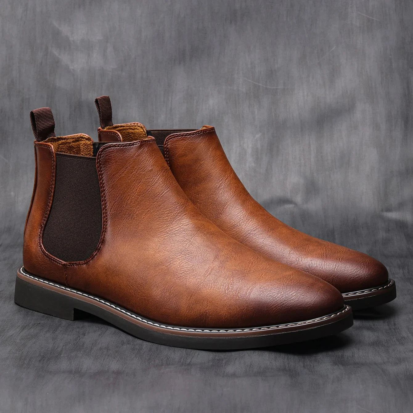 40~46 Men Chelsea Boots Brand Retro Comfortable Fashion Men GlowCart