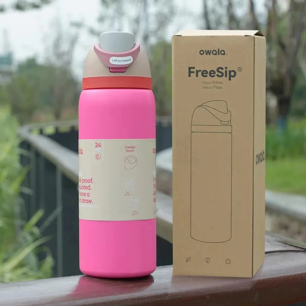 24OZ/32OZ Owala Stainless Steel Vacuum Insulated Sports GlowCart