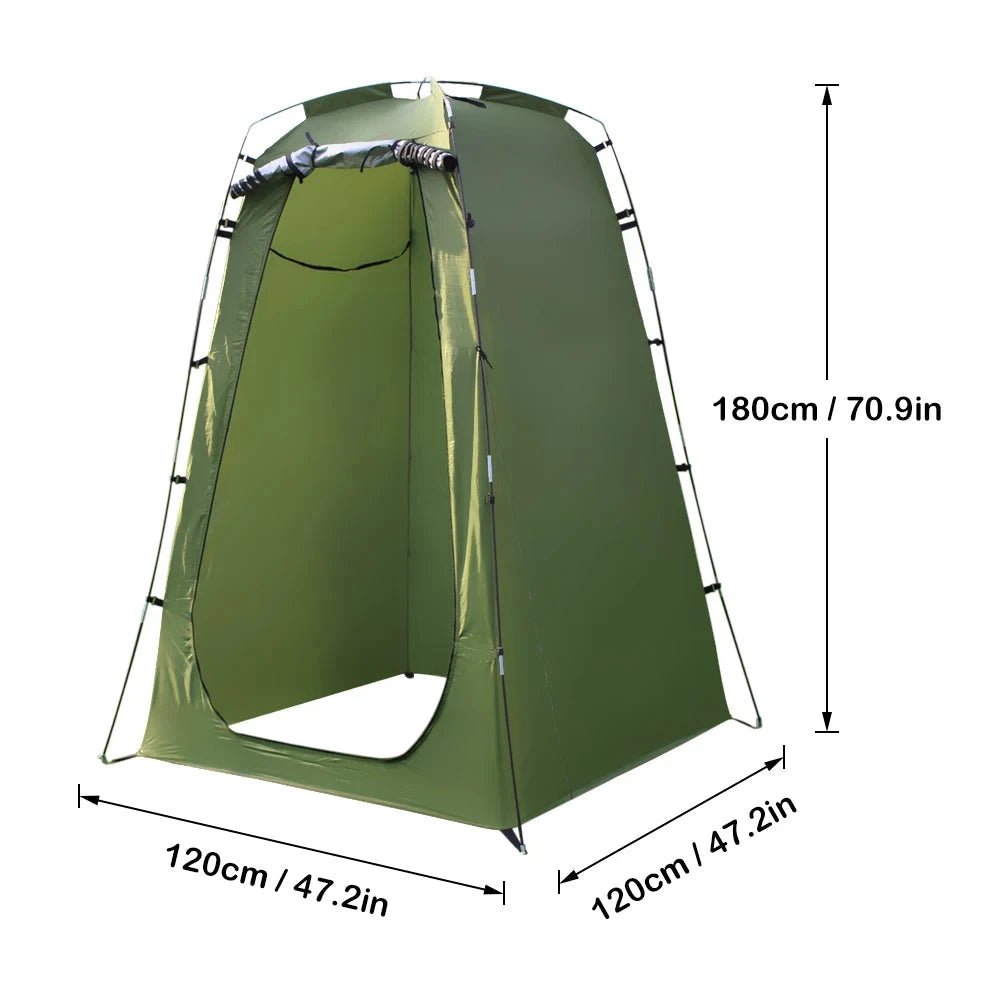 6FT Privacy Shelter Tent Portable Outdoor Camping Beach GlowCart