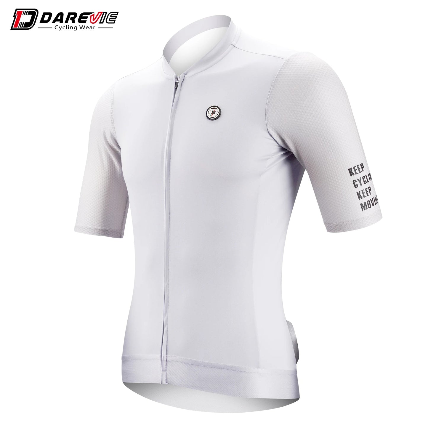 DAREVIE Cycling Jersey SPF 50 Anti-UV Training Level Slim Fit Small Size Men Women Man Cycling Maillot Bike Jersey Cycling Shirt GlowCart