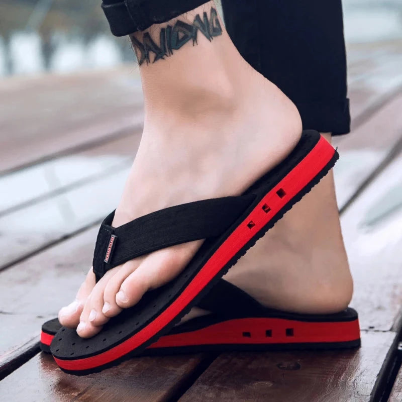 Ngouxm High Quality Summer Men Flip Flops Beach Flip Flops GlowCart