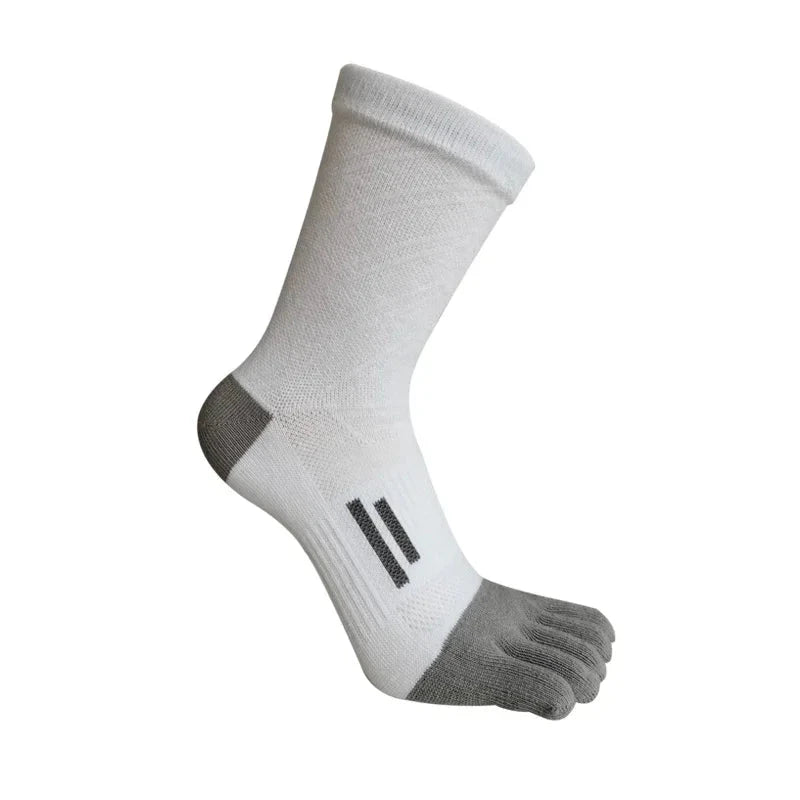 Mans Five Finger Socks Sporty Fitness Sweat-Absorbing Anti-Bacterial Breathable Warm Thermal Outdoor Sport Short Toe Socks Boy GlowCart