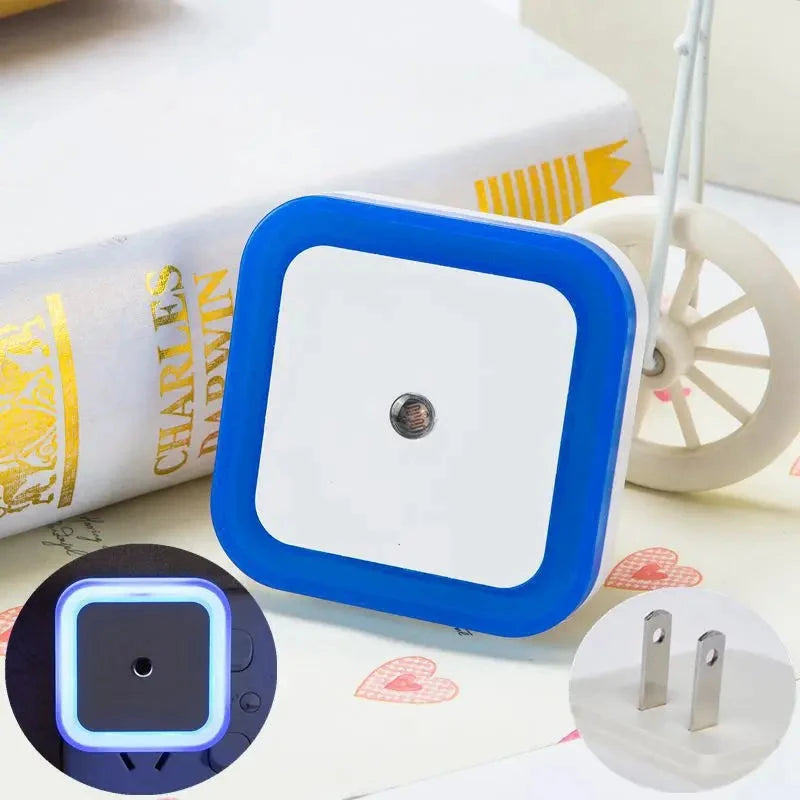Wireless LED Night Light Sensor Lighting Mini EU/US Plug GlowCart