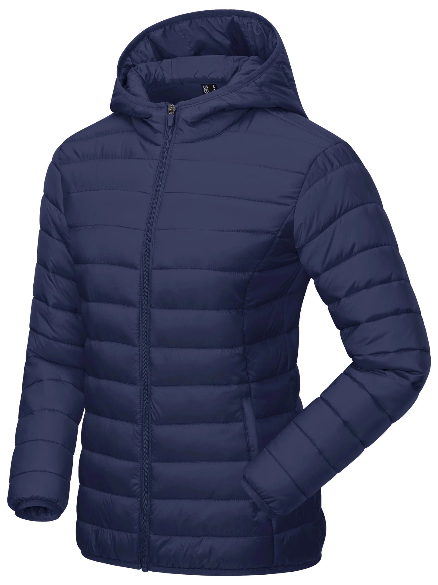 TACVASEN Winter Hooded Puffer Jacket Womens Quilted Warm GlowCart