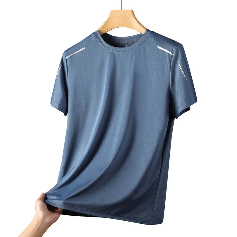 CHRLCK Men's Running Quick Drying T-shirts Breathable Hiking GlowCart