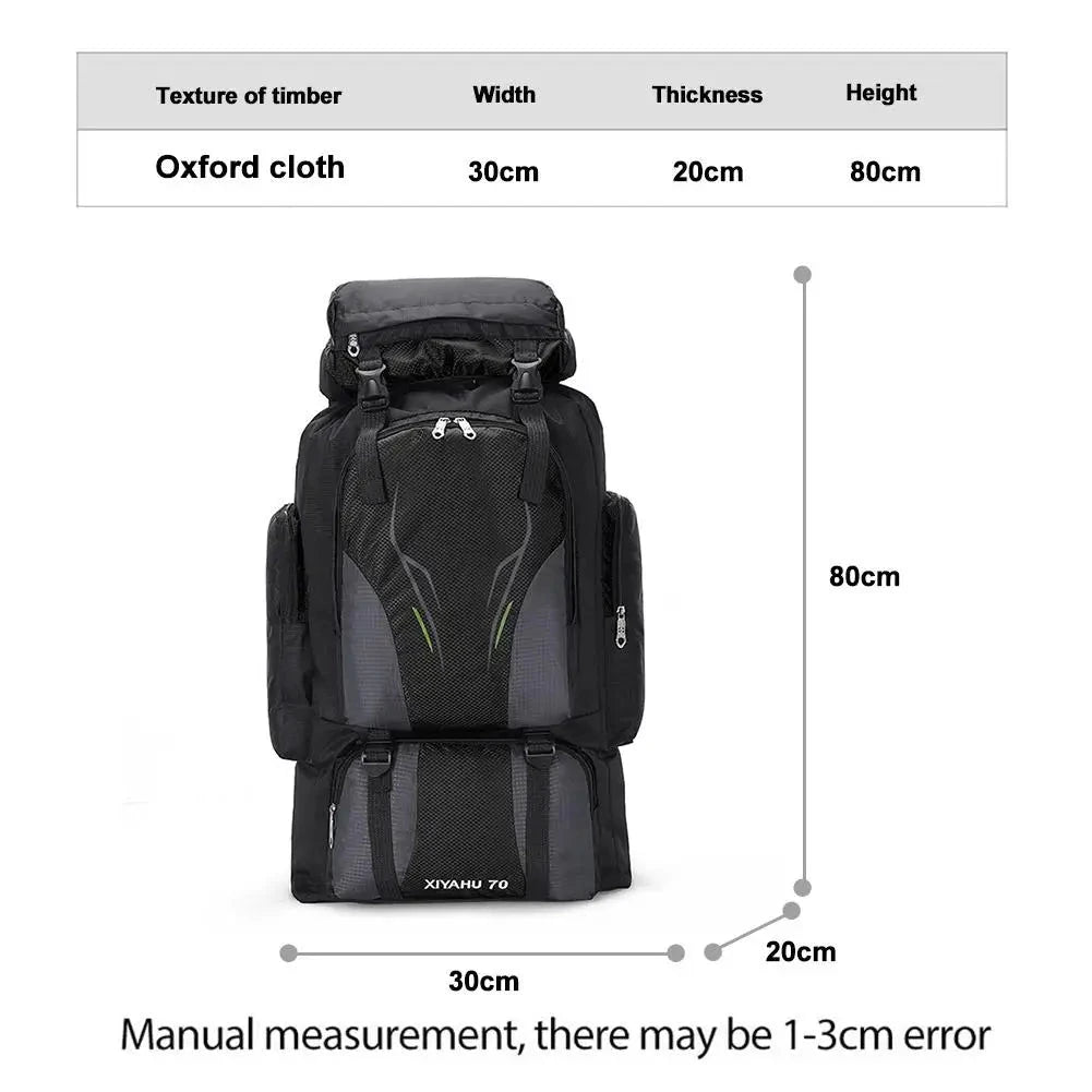 Camping High Capacity Hiking Backpack Women Outdoor Travel GlowCart