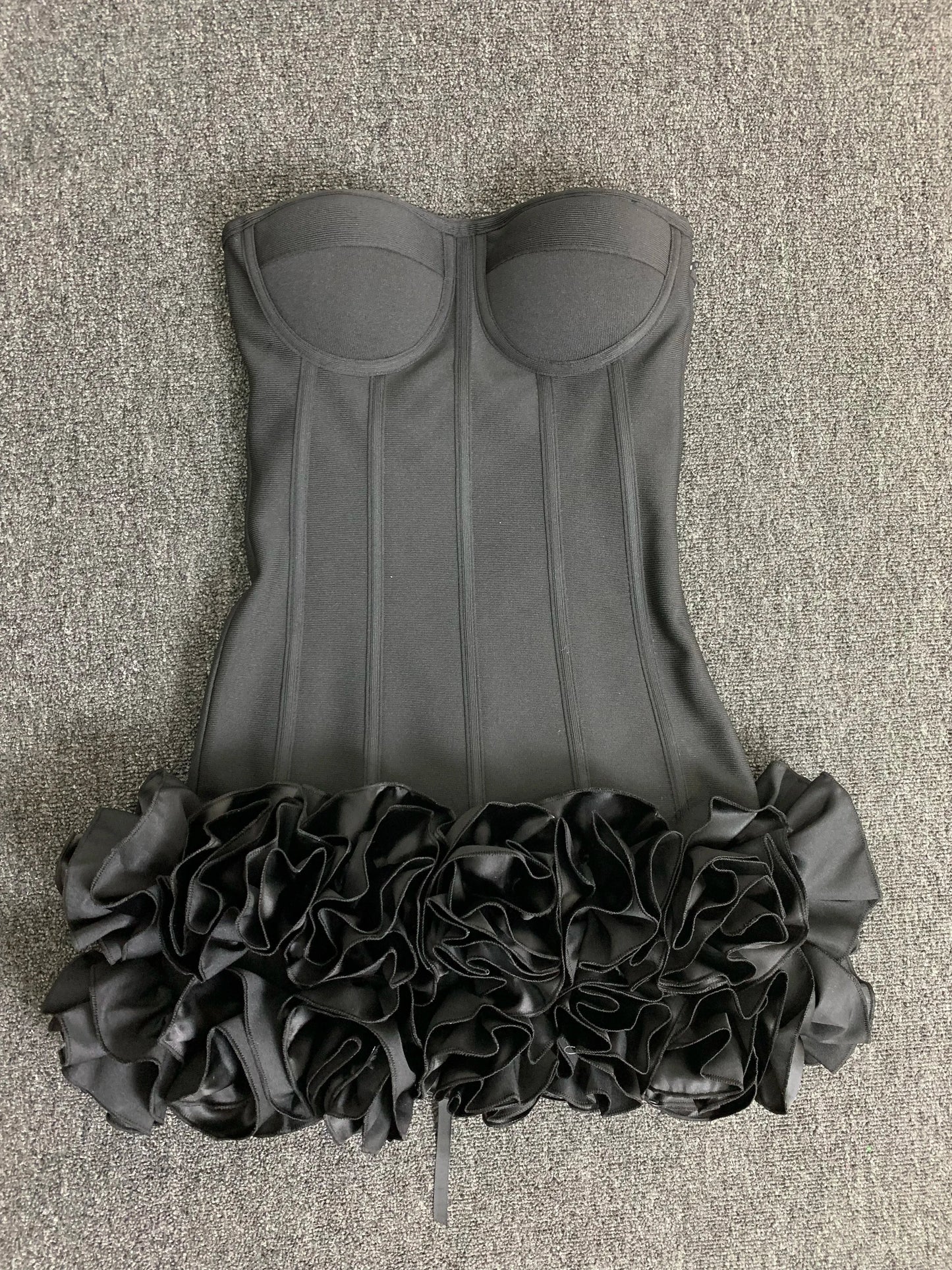 Women Red Evening Bandage Dress Hot Strapless Bodycon GlowCart