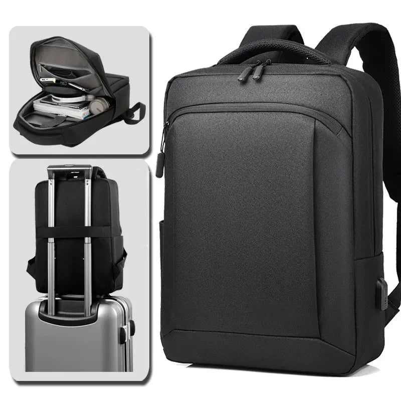 Man Oxford Backpacks High Quality Men 15.6 inch Laptop GlowCart