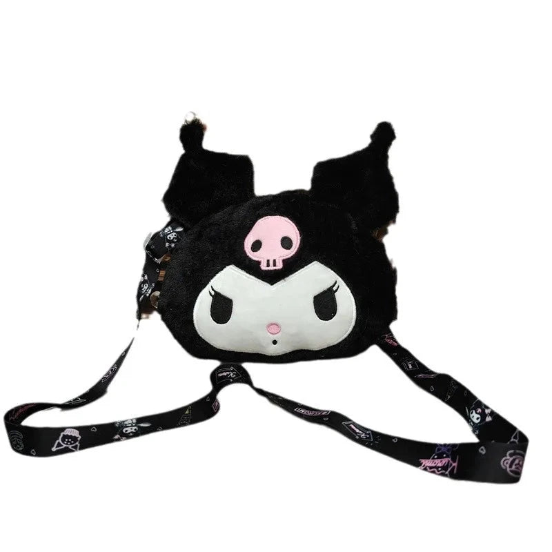 Sanrio Plush Cinnamoroll Melody Kuromi Women Tote Handbags GlowCart