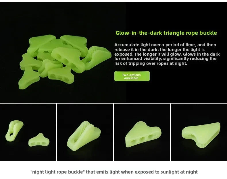 Outdoor Luminous Rope Buckle European Hot Sale Tent Rope GlowCart