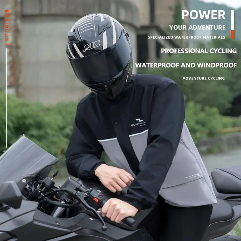 Motorcycle Raincoat Suit Rainstorm Prevention Jacket Pants GlowCart
