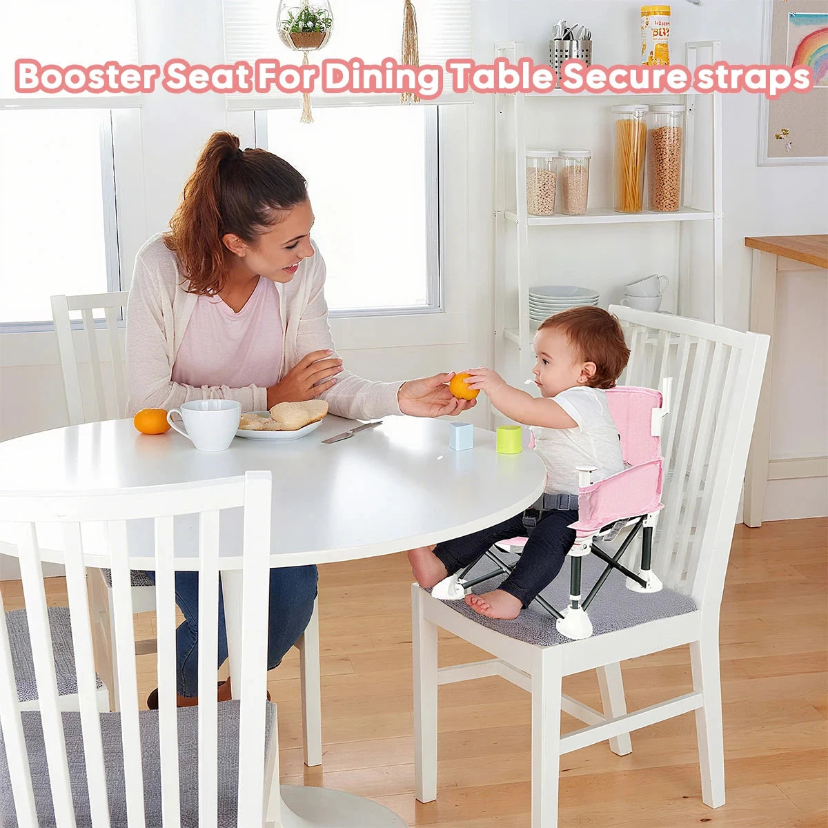 Outdoor feeding chair, Children's dining chair, can be used to increase seat height, portable foldable outdoor camping chair, GlowCart