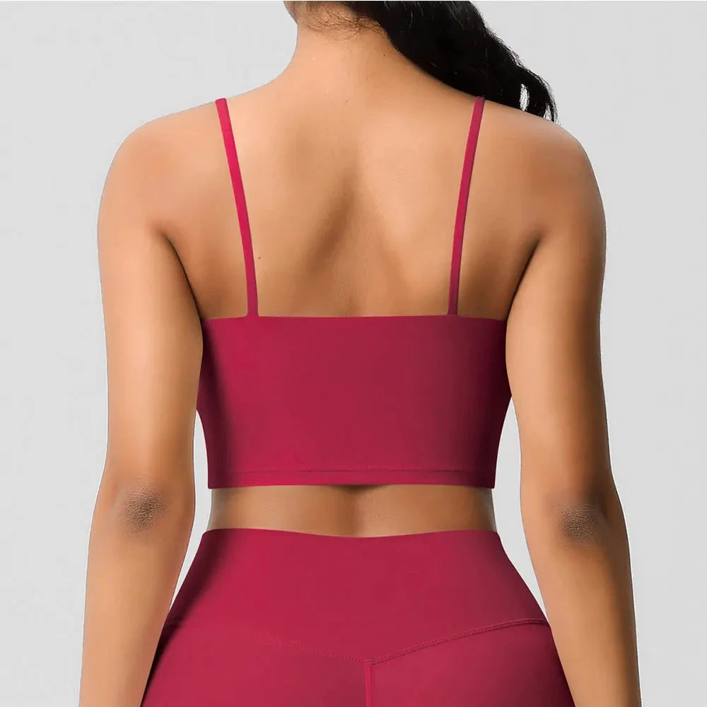 JUREN Breathable Sports Bra Anti-Sweat Fitness Top Women Seamless Yoga Bra Shockproof Crop Top Push Up Sport Bra Gym Workout Top GlowCart