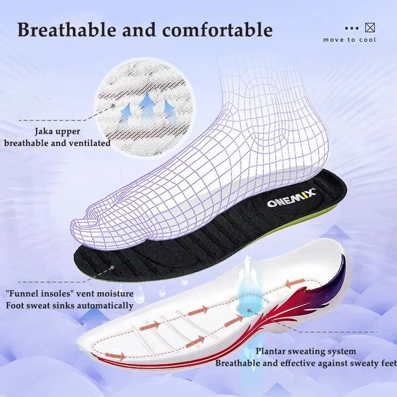 ONEMIX 2025 New Marathon Menbreathable Non-Slip GlowCart