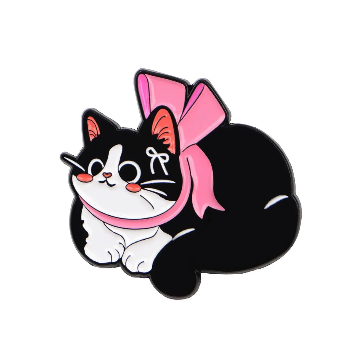 Cute Black Cat Enamel Pin Animal Brooch Pines Lapel Pins GlowCart