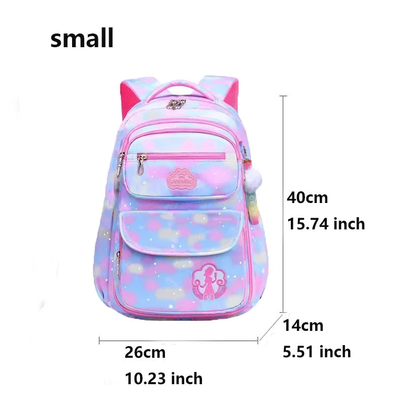 Children Girl Backpack School Bag Pink For Kid Child Teenage Schoolbag Primary Kawaii Cute Waterproof GlowCart