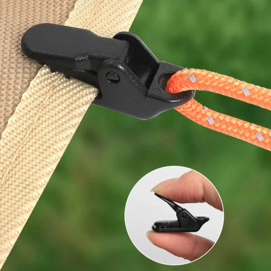 10 20 50pcs Heavy Duty Tent Clips for Outdoor Camping GlowCart