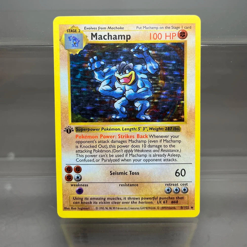 PKM Cards 1st Edition Charizard Blastoise Dragonite 1996 GlowCart