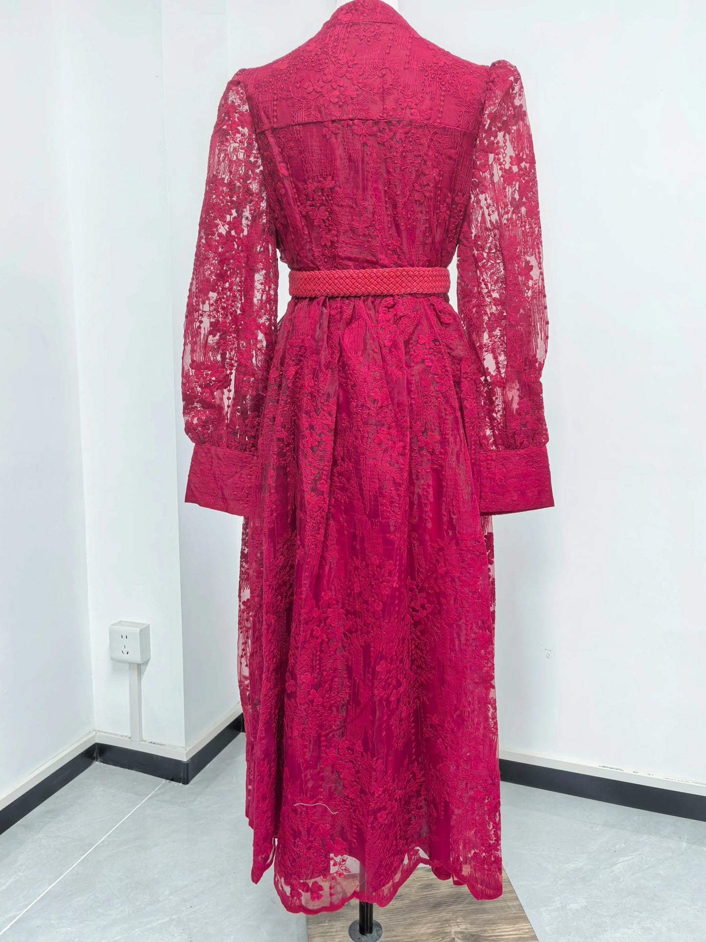 Luxury Embroidery Formal Dresses Women Summer Autumn Lantern GlowCart