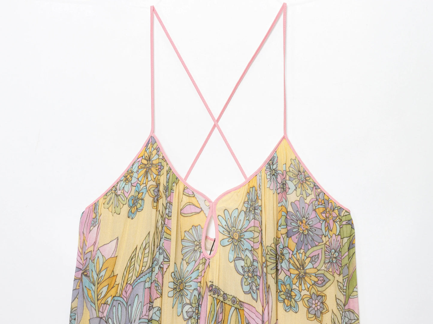 Summer Dress Women's 2025 New Fashion Print Loose V-neck