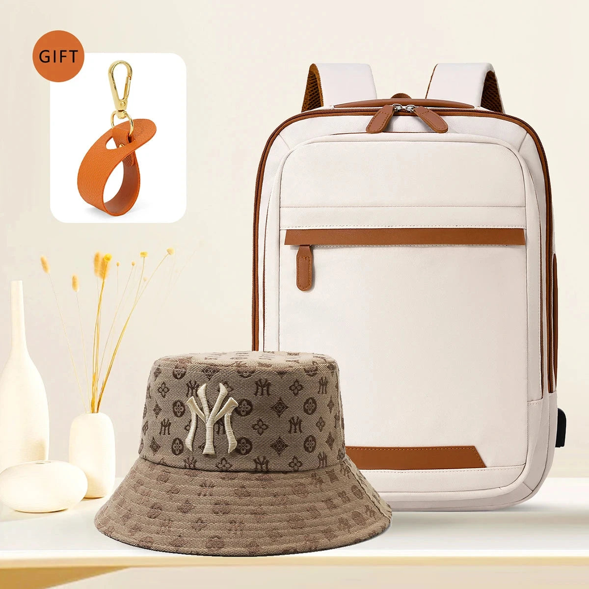 High-Quality USB Rechargeable Backpack Men's Waterproof Bag GlowCart