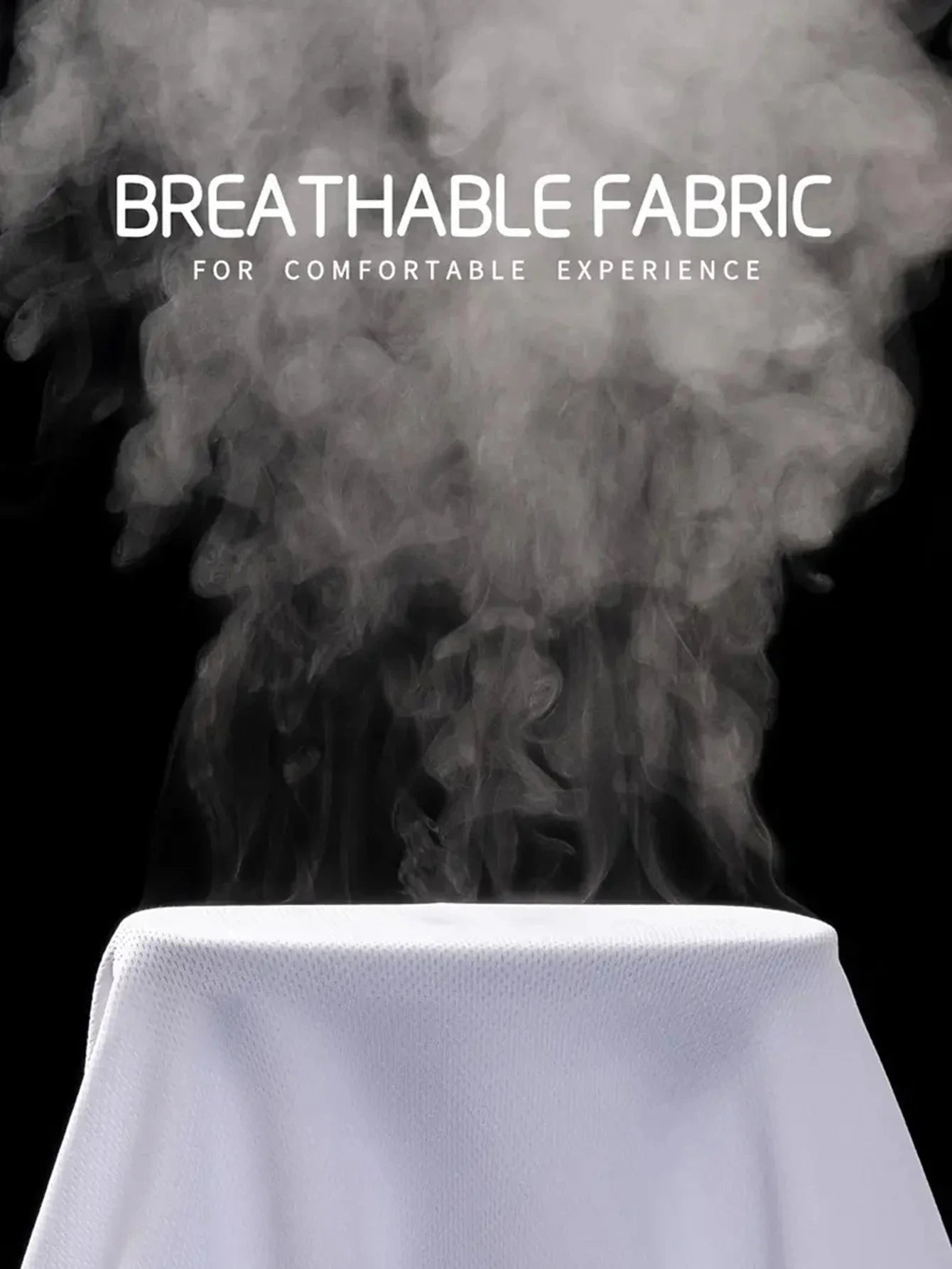 Round Neck T-Shirt 7-Piece White Ultra-Light Men's GlowCart