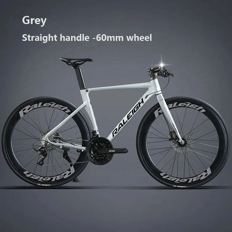 Aluminum Alloy Gravel Road Bicycle ,16/18/24/27 speed Racing Bike with 40/60mm wheel,Gravel Bike For Man Women Adult Student GlowCart