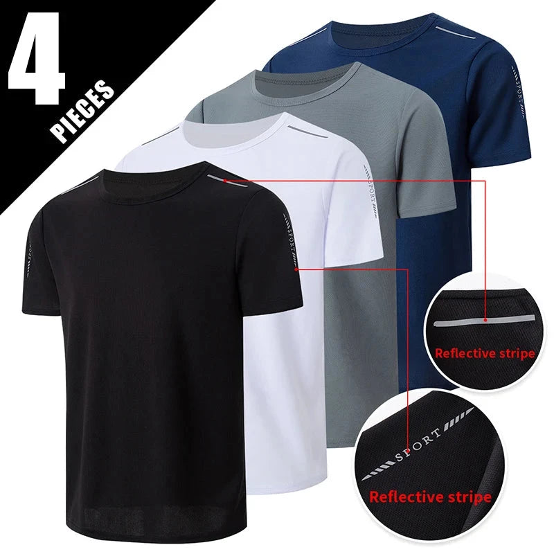 1/2/4Pcs Men's Summer Solid Color Mix And Match GlowCart