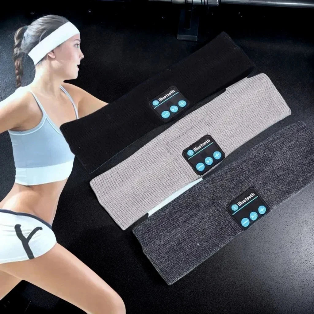 Dual-Mode Bluetooth Headband Headset - Wireless Sleep Mask & GlowCart