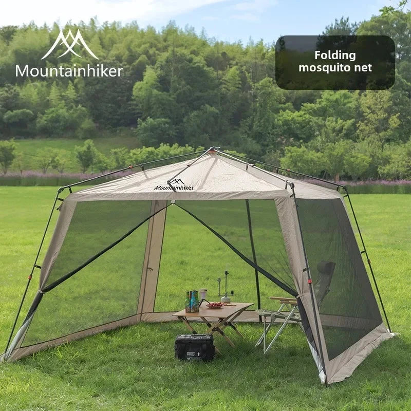 MOUNTAINHIKER Outdoor Camping Anti Mosquito Net Automatic GlowCart