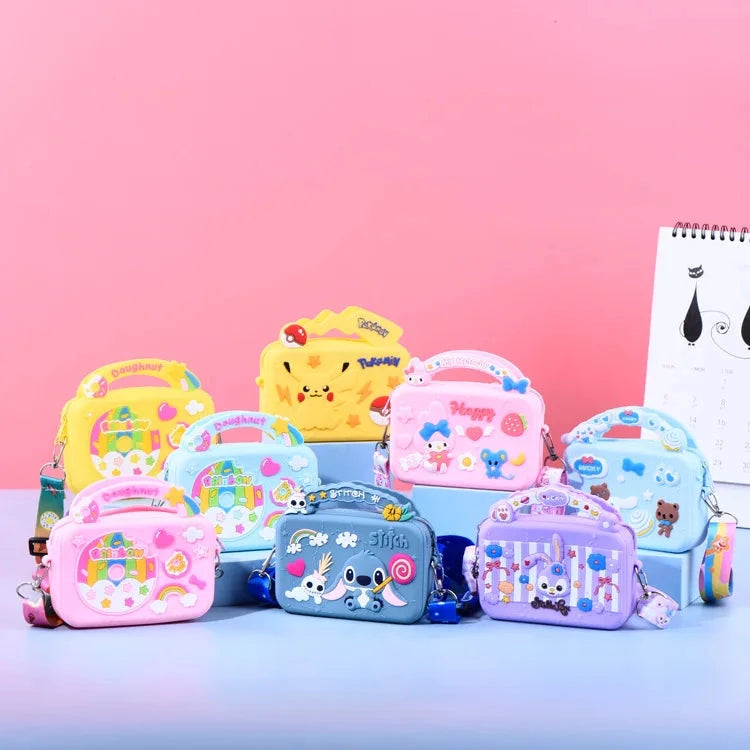 Stitch Disney Silicone Bag Cartoon Anime Figure Stich GlowCart