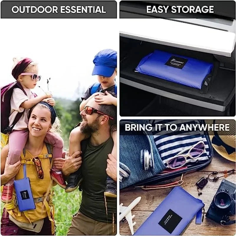 Hooded Rain Poncho Jacket Coat Waterproof Rain Poncho GlowCart