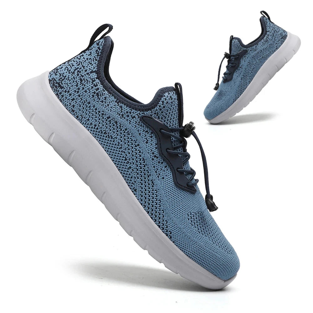 Men's Spring Summer Woven Sneakers, Breathable Adjustable GlowCart