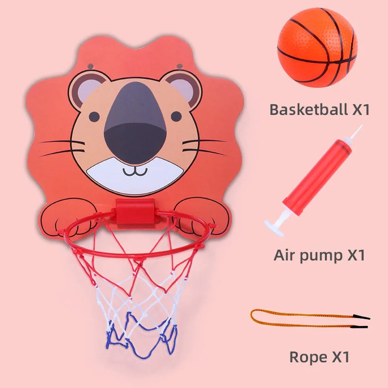 Montessori Mini Basketball Hoop Indoor Garden Toys Boy Basketball Outdoor Sport Games Toys for Kids Baby Toys Children Toys GlowCart