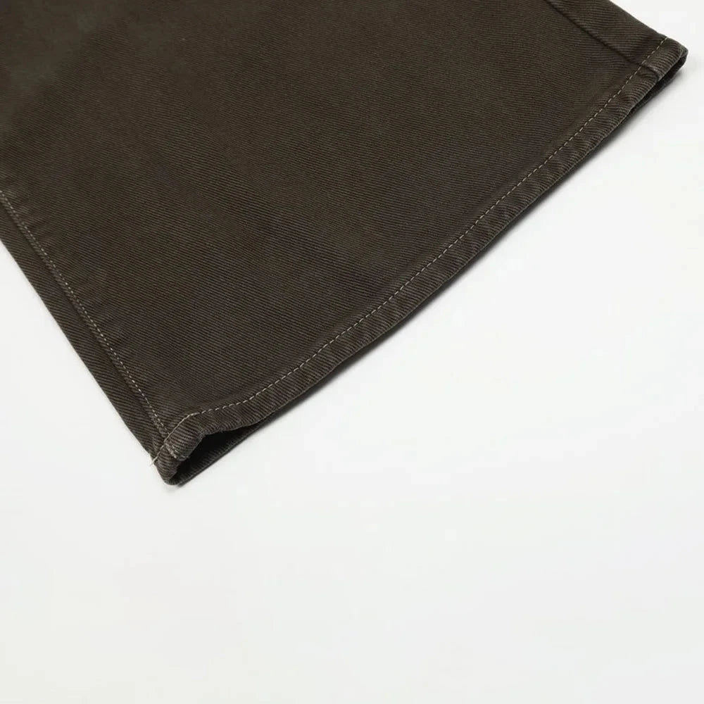 Mens Long Pants Washed Dyed Jeans Autumn Casual Hawaiian GlowCart